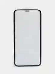 Черный защитное стекло с пылезащищённой сеткой для iPhone Айфон X Max