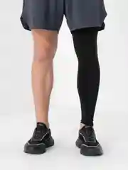 Черный гетры спортивные чулок баскетбольный, футбольный, фитнес