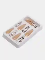 Хаки накладные ногти, 24 штуки