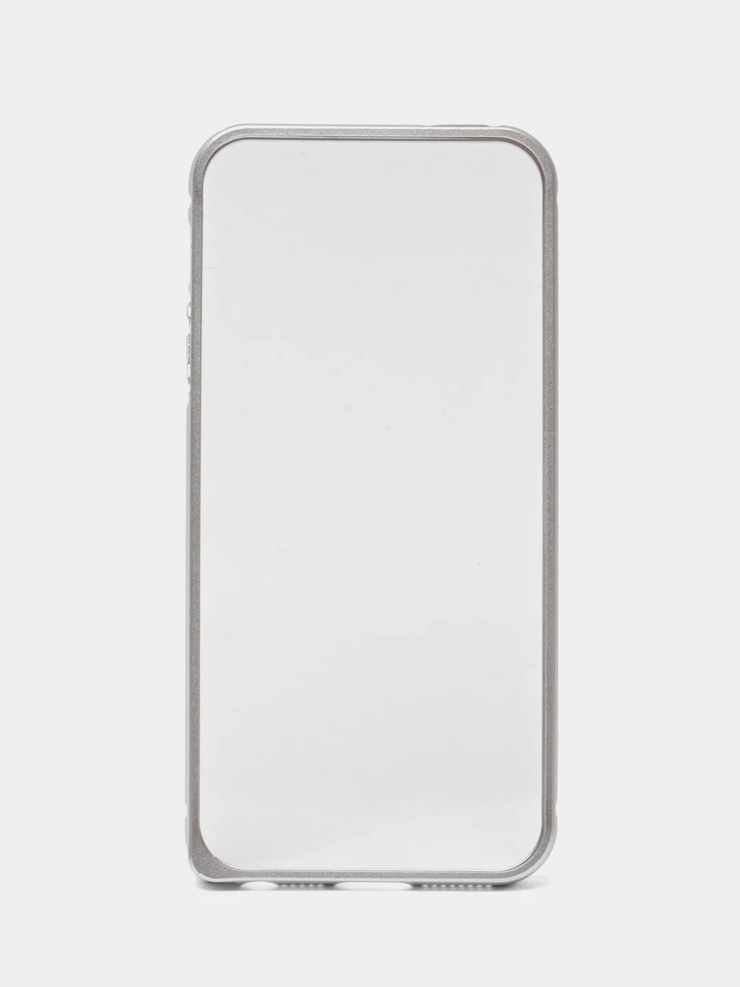 Серебряный бампер алюминевый для iPhone 5, 5S, SE