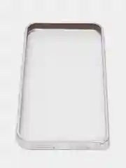 Серебряный бампер алюминевый для iPhone 5, 5S, SE