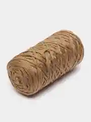 Песочный хаки шнур Caramel Dolce плоский, 4 мм, 100 м, для вязания и макраме