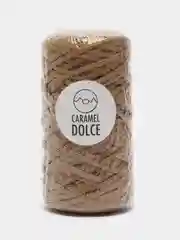 Песочный хаки шнур Caramel Dolce плоский, 4 мм, 100 м, для вязания и макраме