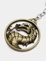 Золотой брелок Mortal Kombat