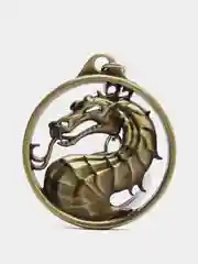 Золотой брелок Mortal Kombat