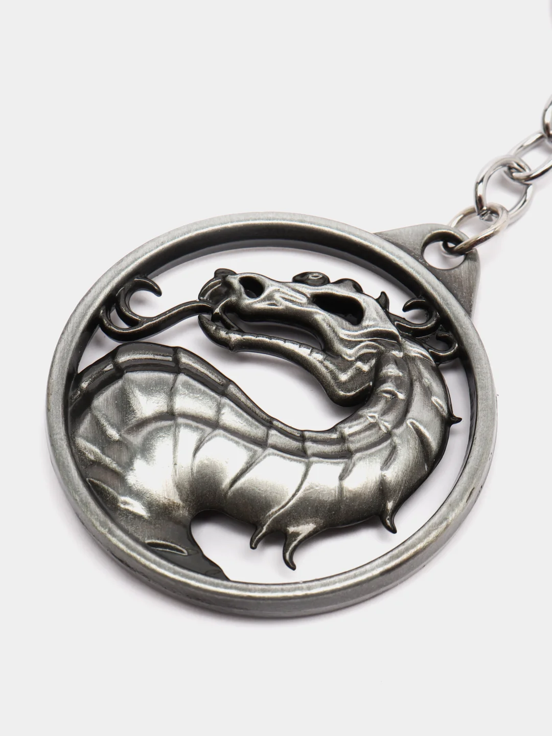 Серебряный брелок Mortal Kombat