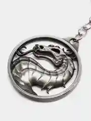 Серебряный брелок Mortal Kombat