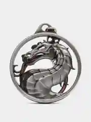Серебряный брелок Mortal Kombat