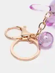 Аметистовый брелок на ключи "Кролик"