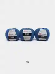 Синий пряжа YarnArt Jeans комплект 3штуки 5штук (ч1) 55% Хлопок 45% Акрил 50г 160м Ярн Арт Джинс