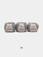 Пряжа YarnArt Jeans комплект 3штуки 5штук (ч1) 55% Хлопок 45% Акрил 50г 160м Ярн Арт Джинс