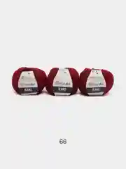 Багровый пряжа YarnArt Jeans комплект 3штуки 5штук (ч1) 55% Хлопок 45% Акрил 50г 160м Ярн Арт Джинс