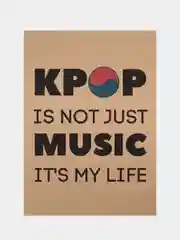 Плакат на стену "K-pop"
