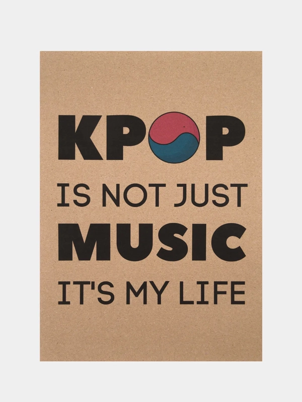 Плакат на стену "K-pop"