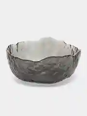 Салатник LUCKY 17x8,5см, 620мл, серый с золотой каймой