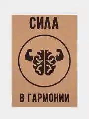 Постер на стену: "Сила в гармонии"