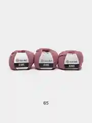 Конфетный пряжа YarnArt Jeans комплект 3штуки 5штук (ч2) 55% Хлопок 45% Акрил 50г 160м Ярн Арт Джинс