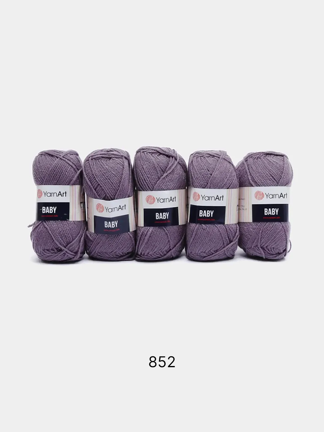 Аметистовый пряжа YarnArt Baby, 1-5 штук, акрил, 50 г, 150 м
