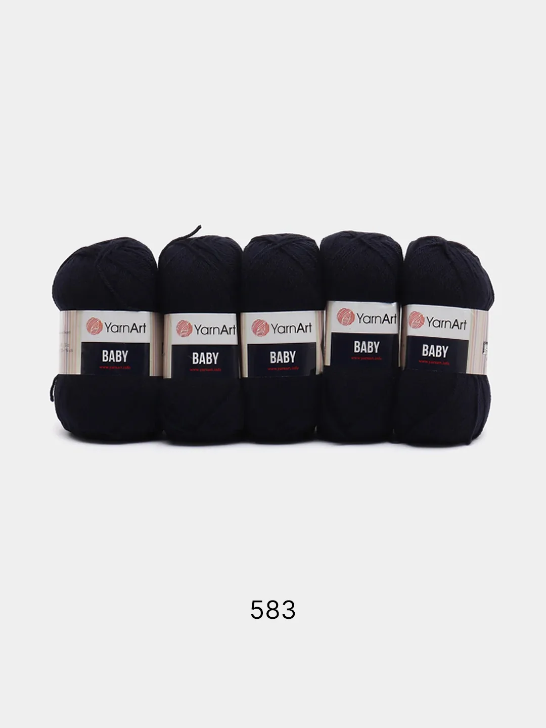 Индиго пряжа YarnArt Baby, 1-5 штук, акрил, 50 г, 150 м