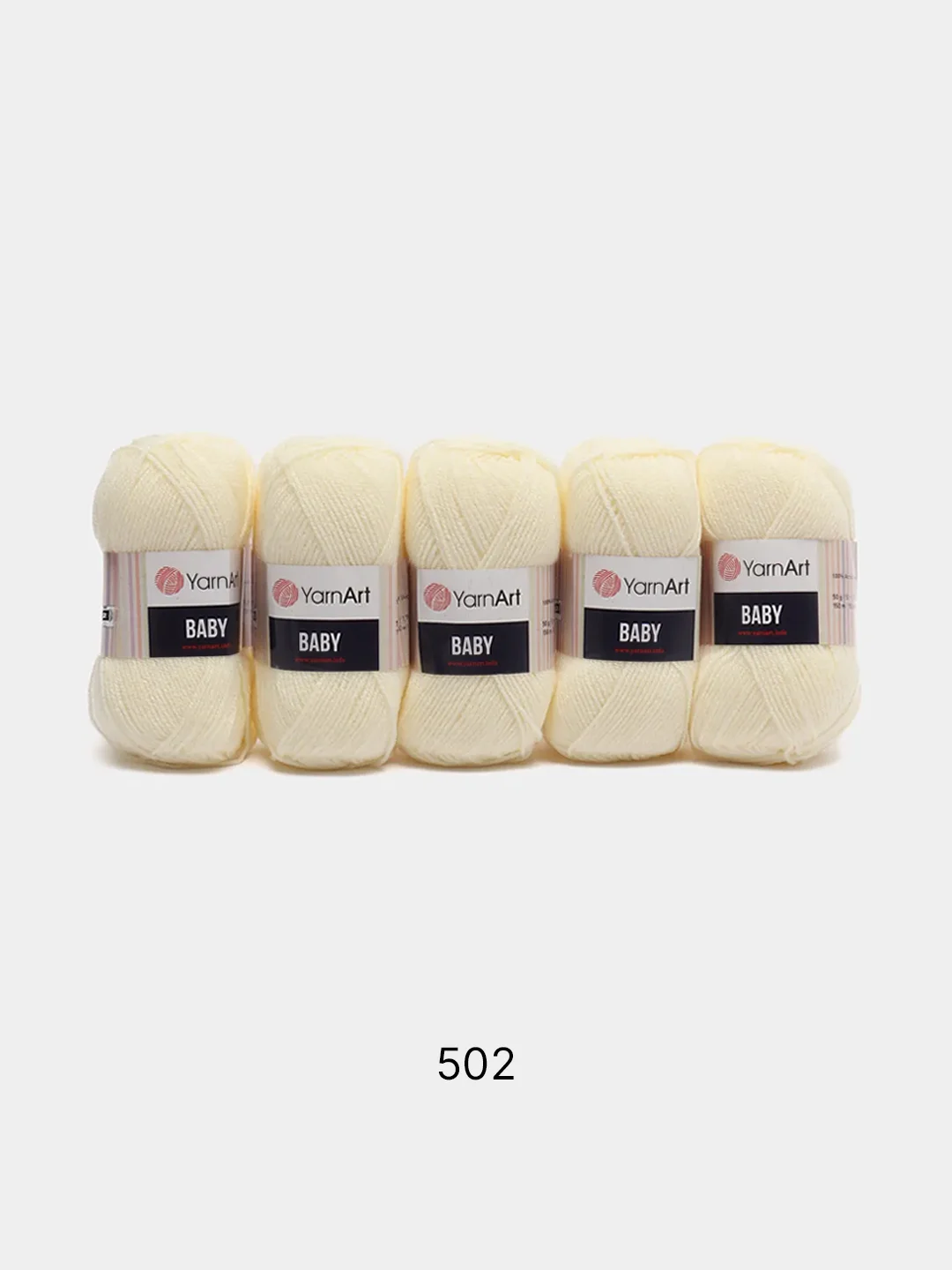 Кремовый пряжа YarnArt Baby, 1-5 штук, акрил, 50 г, 150 м