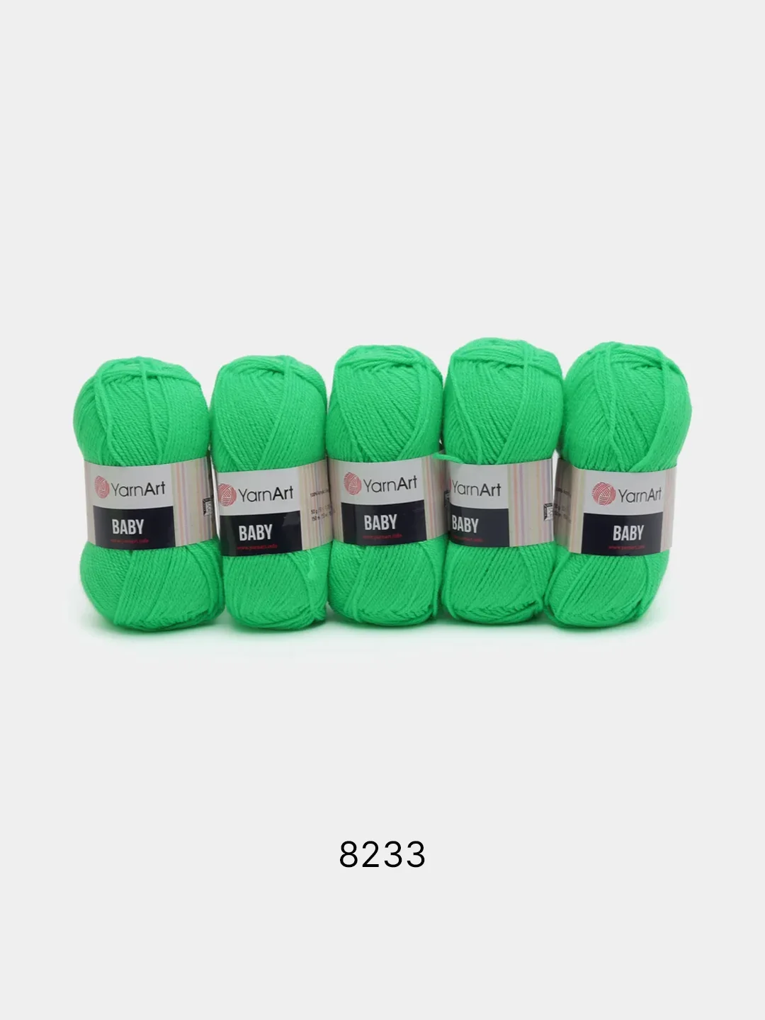 Лесной зеленый пряжа YarnArt Baby, 1-5 штук, акрил, 50 г, 150 м