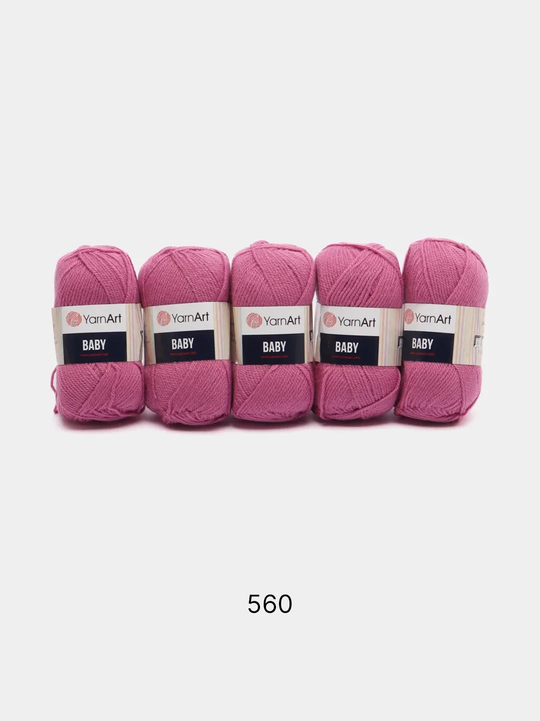 Марсала пряжа YarnArt Baby, 1-5 штук, акрил, 50 г, 150 м