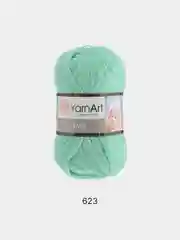 Мятный пряжа YarnArt Baby, 1-5 штук, акрил, 50 г, 150 м