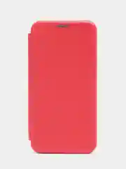 Красный чехол книжка на Huawei Nova 5, из экокожи, с карманом для карт