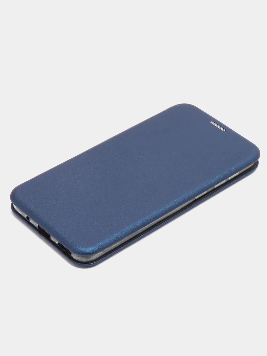 Синий чехол книжка на Huawei Nova 5, из экокожи, с карманом для карт