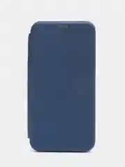 Синий чехол книжка на Huawei Nova 5, из экокожи, с карманом для карт