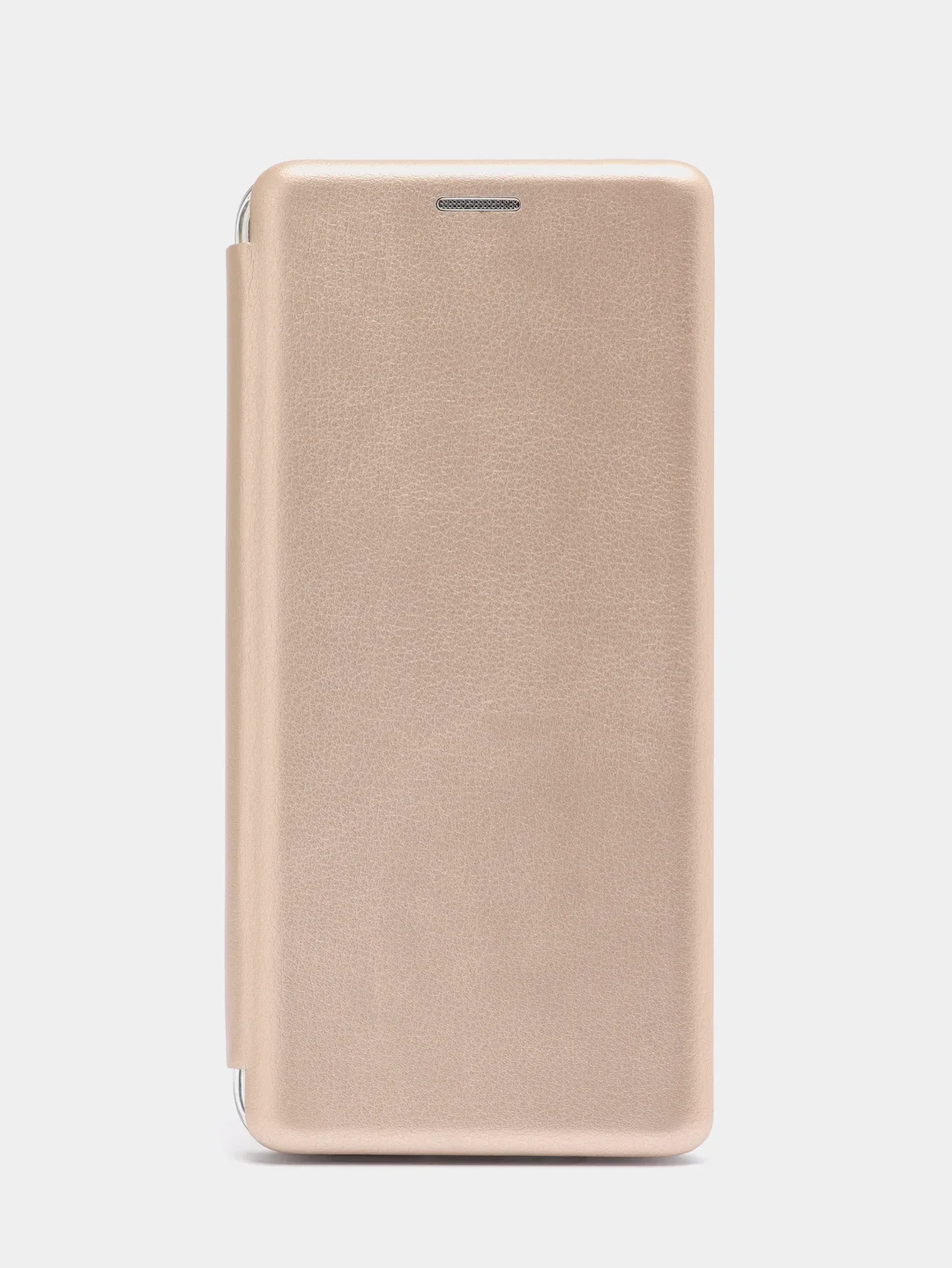 Золотой чехол-книжка на Xiaomi Redmi K30 / Poco X2, из экокожи, с карманом для карт