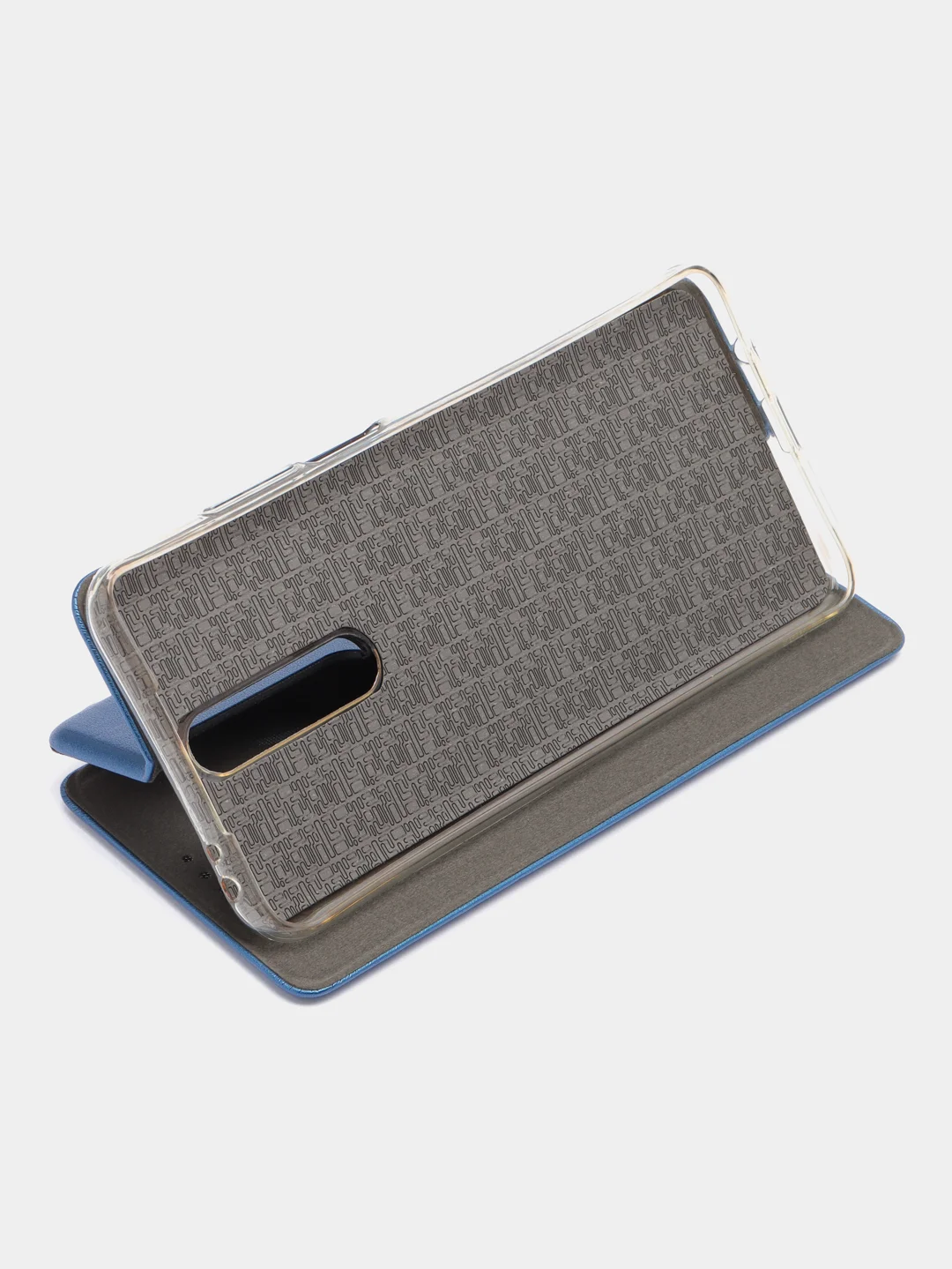 Синий чехол-книжка на Xiaomi Redmi K30 / Poco X2, из экокожи, с карманом для карт