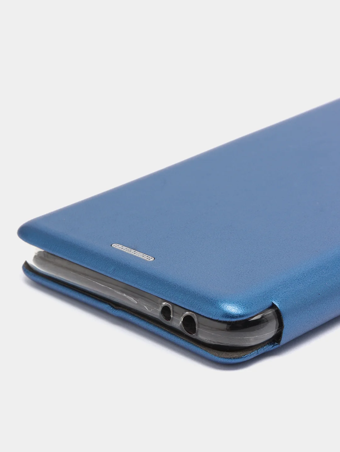 Синий чехол-книжка на Xiaomi Redmi K30 / Poco X2, из экокожи, с карманом для карт