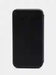 Черный чехол-книжка на Huawei Mate 10 из эко кожи, с карманом для карт