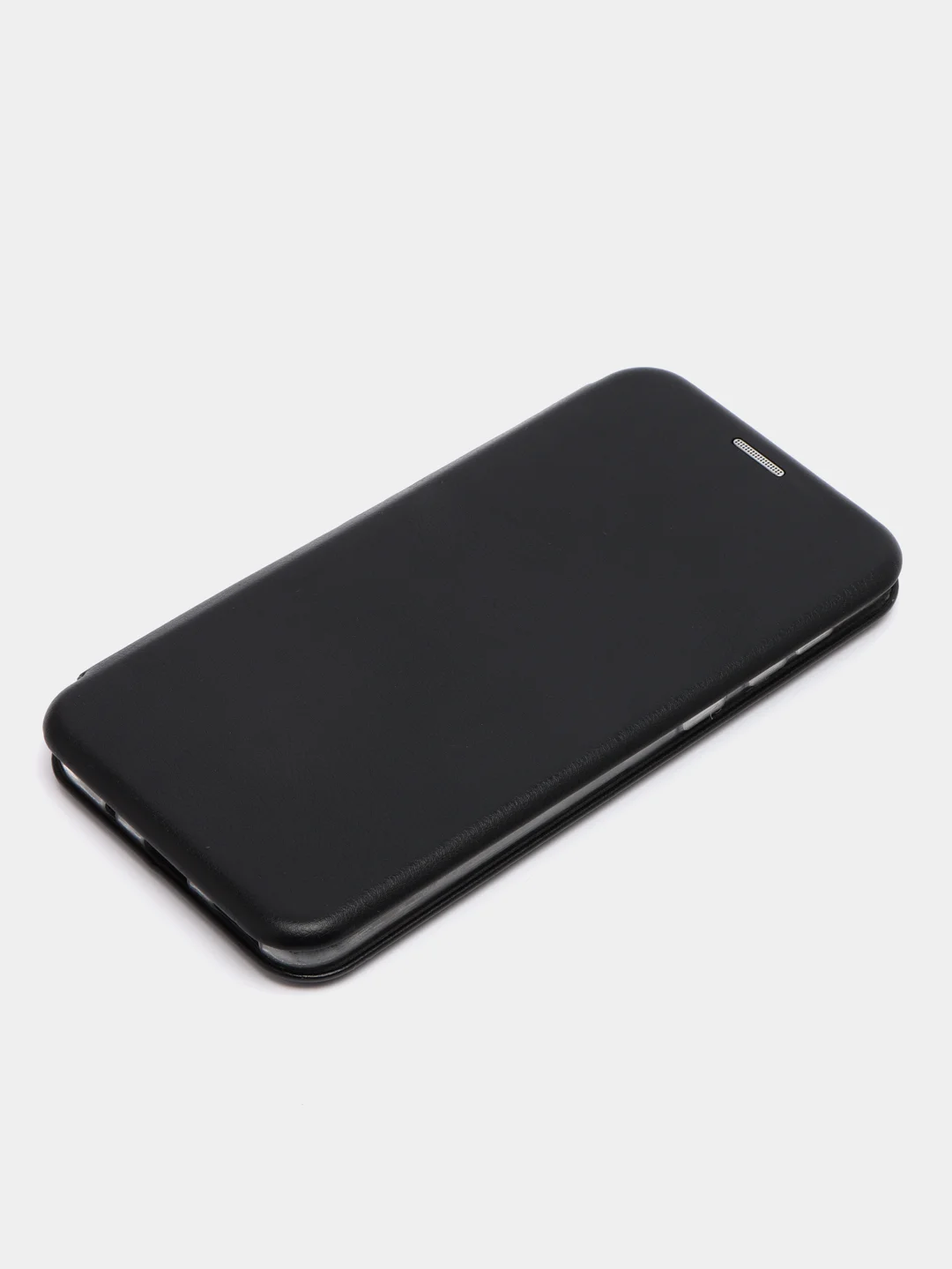 Черный чехол книжка на Huawei Nova 5, из экокожи, с карманом для карт