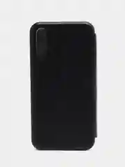 Черный чехол книжка на Huawei Nova 5, из экокожи, с карманом для карт