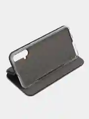 Черный чехол книжка на Huawei Nova 5, из экокожи, с карманом для карт