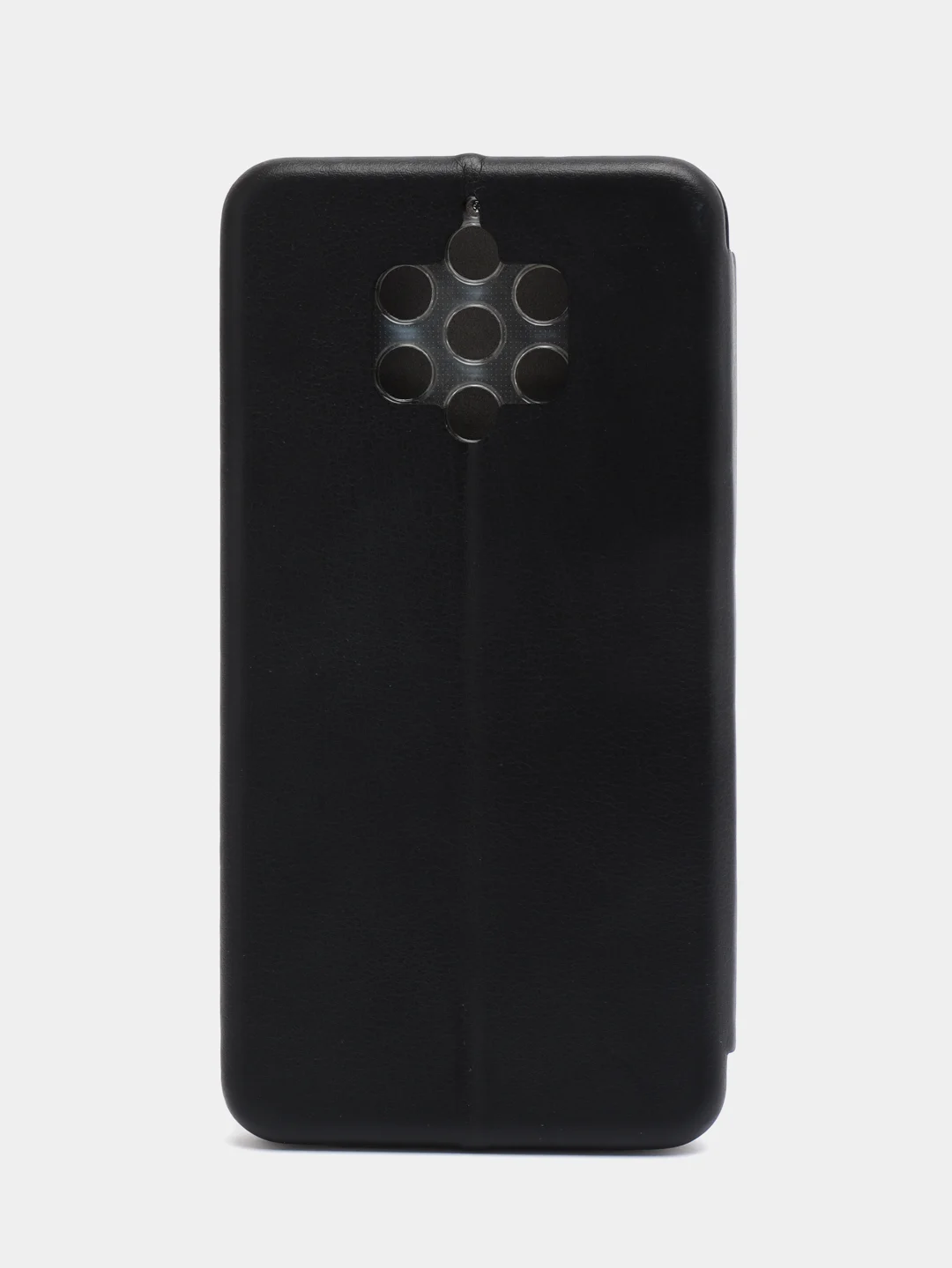 Черный чехол книжка из эко кожи с карманом для карт на Nokia 9 Pureview