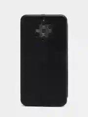 Черный чехол книжка из эко кожи с карманом для карт на Nokia 9 Pureview