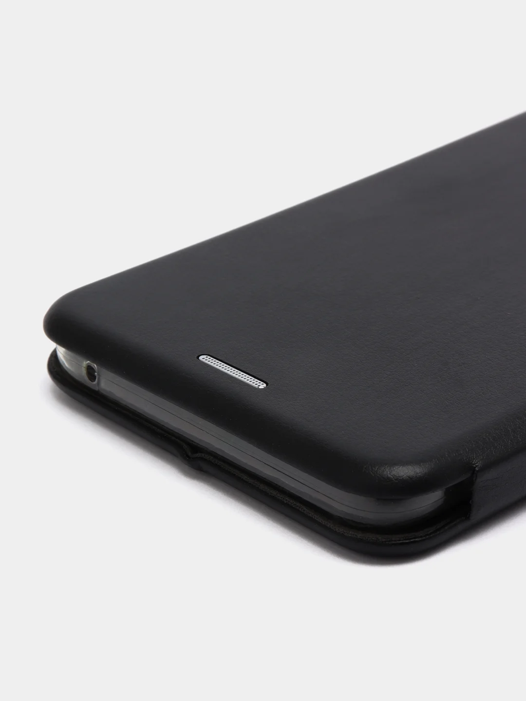 Черный чехол книжка из эко кожи с карманом для карт на Nokia 9 Pureview