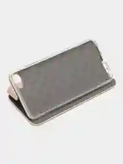 Золотой чехол-книжка для Meizu U10, U20, из экокожи, с карманом для карт