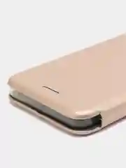 Золотой чехол-книжка для Meizu U10, U20, из экокожи, с карманом для карт