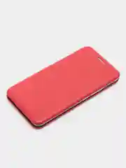 Красный чехол-книжка для Meizu U10, U20, из экокожи, с карманом для карт