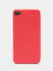 Красный чехол-книжка для Meizu U10, U20, из экокожи, с карманом для карт