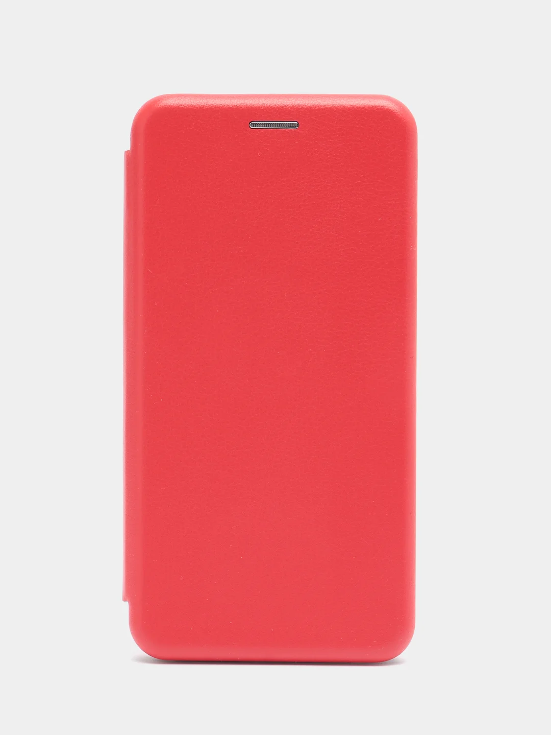 Красный чехол-книжка для Meizu U10, U20, из экокожи, с карманом для карт