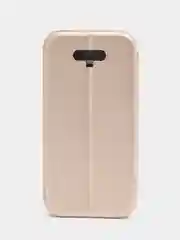 Золотой чехол-книжка на Huawei Honor Magic из экокожи, с карманом для карт