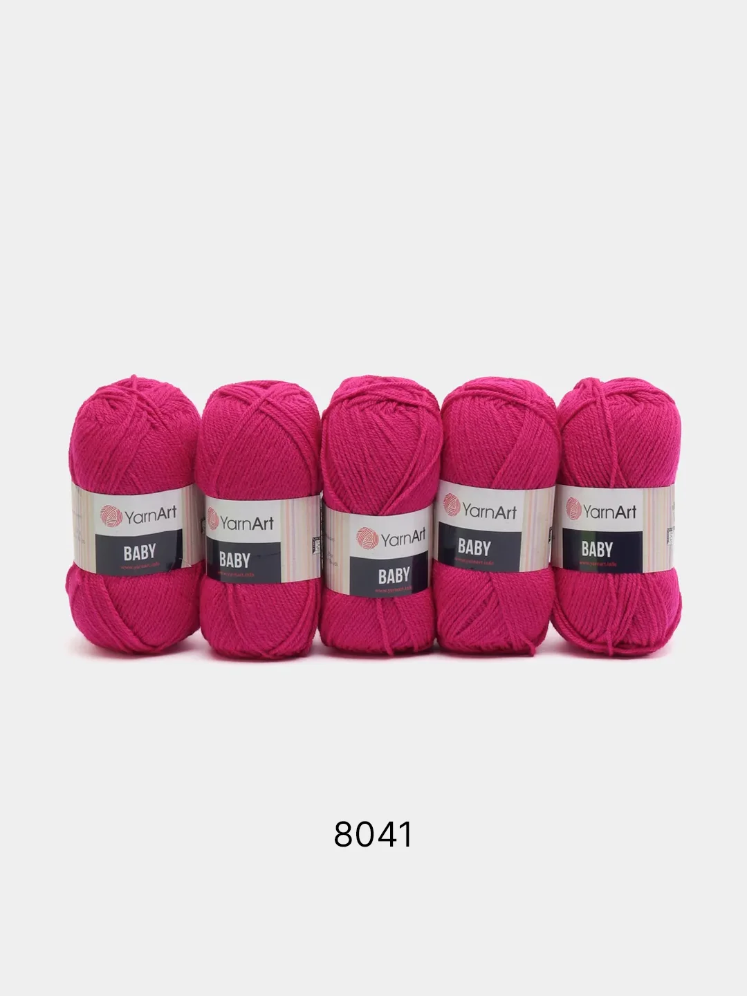 Фуксия пряжа YarnArt Baby, 1-5 штук, акрил, 50 г, 150 м
