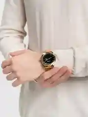 Желтый часы мужские на магните, с коробкой
