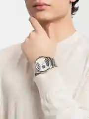 Серебряный мужские наручные часы