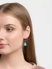 Бирюзовый серьги